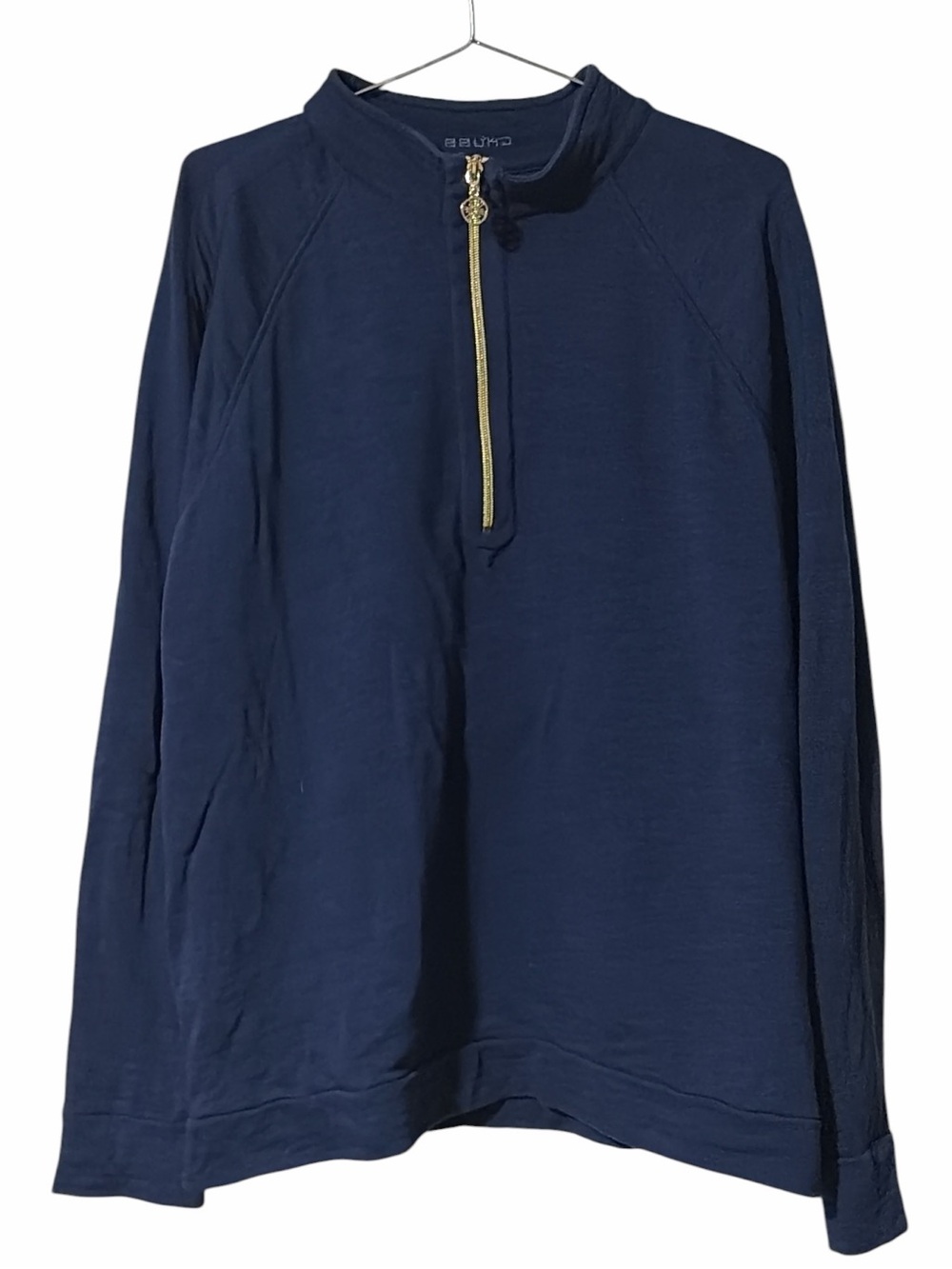 Lily Pulitzer Luxletic® Ashlee Half-Zip Pullover in Navy - Picture 2 of 5
